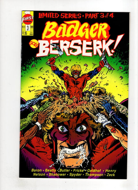 Badger Goes Berserk #3 (1989) Buy & Sell Comics Online Comic Shop Toronto Canada