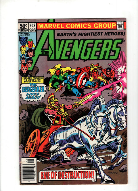 The Avengers, Vol. 1 #208 (1981) Newsstand Edition Newsstand Edition Buy & Sell Comics Online Comic Shop Toronto Canada