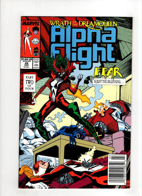 Alpha Flight, Vol. 1 #68 (1988) Jim Lee Jim Lee Buy & Sell Comics Online Comic Shop Toronto Canada