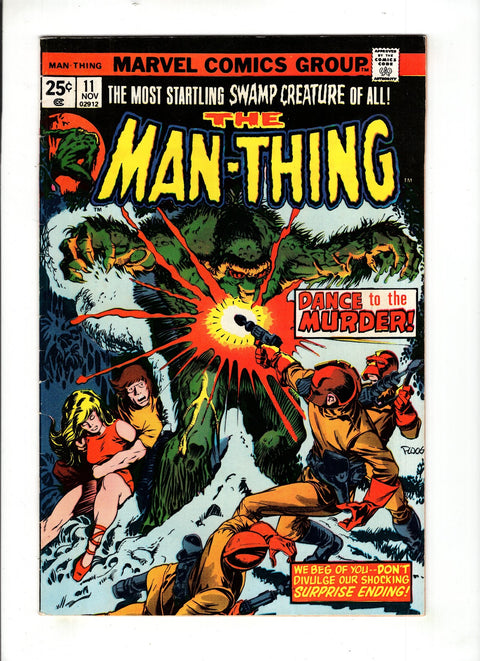 Man-Thing, Vol. 1 #11 (1974) Buy & Sell Comics Online Comic Shop Toronto Canada