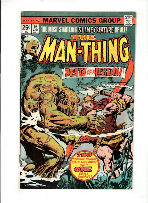 Man-Thing, Vol. 1 #16 (1975) Buy & Sell Comics Online Comic Shop Toronto Canada