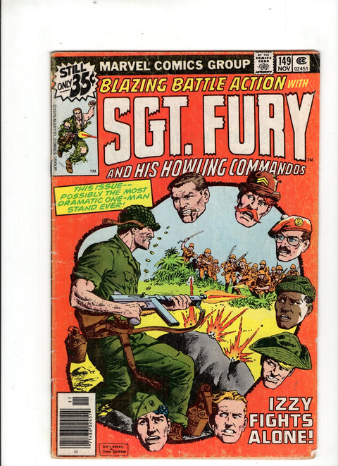 Sgt. Fury and His Howling Commandos #149 (1978) Buy & Sell Comics Online Comic Shop Toronto Canada