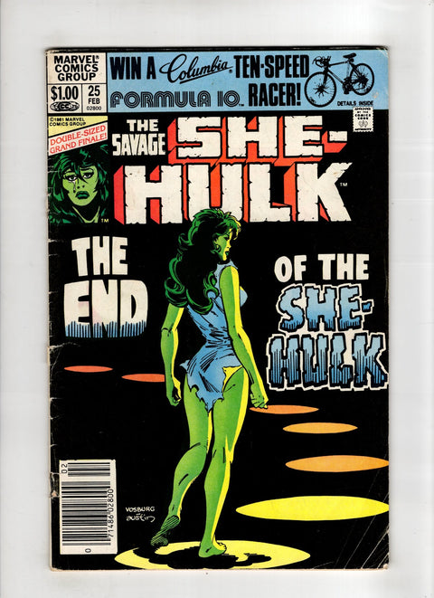 The Savage She-Hulk #25 (1981) Newsstand Edition Newsstand Edition Buy & Sell Comics Online Comic Shop Toronto Canada