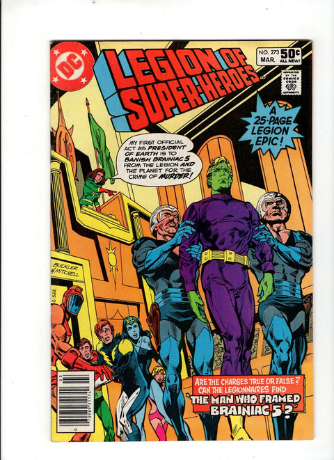 Legion of Super-Heroes, Vol. 2 #273 (1981) Newsstand Edition Newsstand Edition Buy & Sell Comics Online Comic Shop Toronto Canada