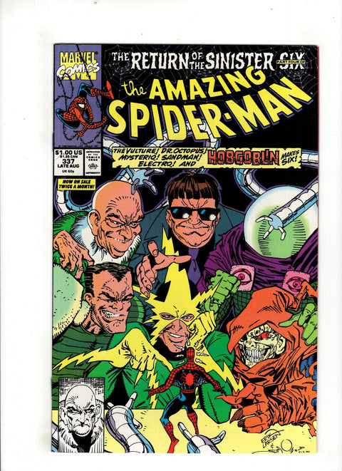 The Amazing Spider-Man, Vol. 1 #337 (1990) Buy & Sell Comics Online Comic Shop Toronto Canada