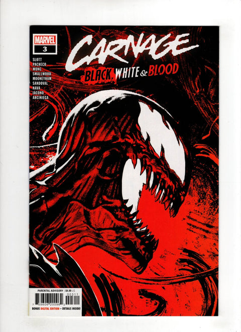 Carnage: Black, White & Blood #3 (Cvr A) (2021) Greg Smallwood A Greg Smallwood Buy & Sell Comics Online Comic Shop Toronto Canada
