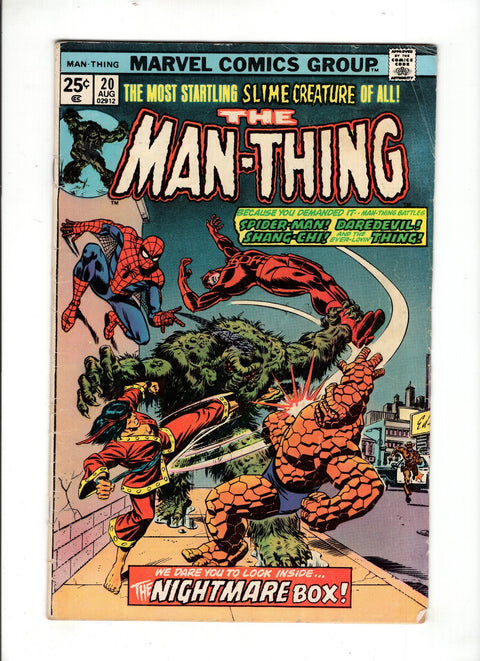 Man-Thing, Vol. 1 #20 (1975) Buy & Sell Comics Online Comic Shop Toronto Canada