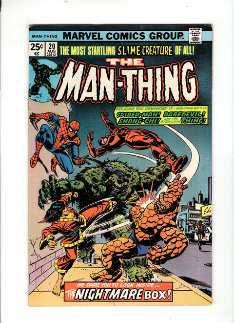 Man-Thing, Vol. 1 #20 (1975) Buy & Sell Comics Online Comic Shop Toronto Canada