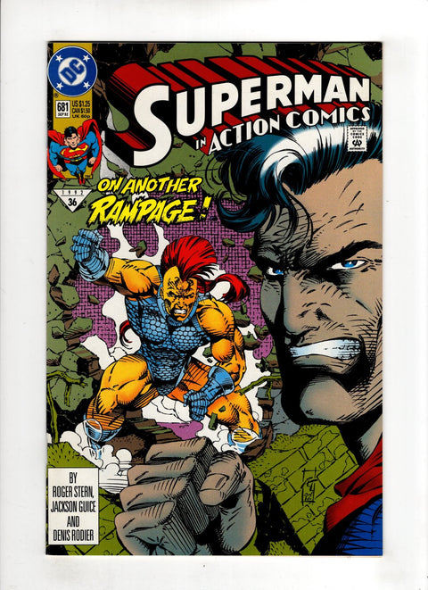 Action Comics, Vol. 1 #681 (1992) Buy & Sell Comics Online Comic Shop Toronto Canada