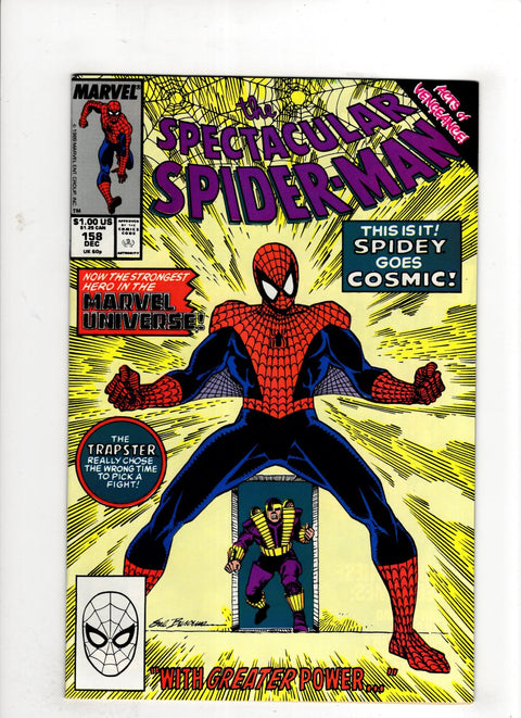 The Spectacular Spider-Man, Vol. 1 #158 (1989) 1st Cosmic Spider-Man 1st Cosmic Spider-Man Buy & Sell Comics Online Comic Shop Toronto Canada