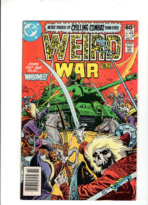 Weird War Tales, Vol. 1 #104 (1981) Newsstand Edition Newsstand Edition Buy & Sell Comics Online Comic Shop Toronto Canada