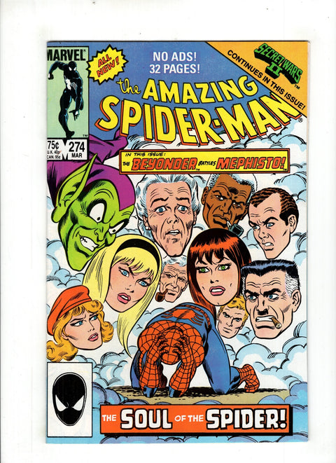 The Amazing Spider-Man, Vol. 1 #274 (1985) Buy & Sell Comics Online Comic Shop Toronto Canada