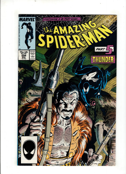 The Amazing Spider-Man, Vol. 1 #294 (1987) Death of Kraven Death of Kraven Buy & Sell Comics Online Comic Shop Toronto Canada