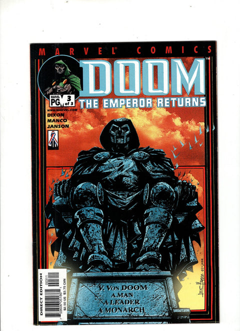 Doom: The Emperor Returns #3 (2002) Leonardo Manco Leonardo Manco Buy & Sell Comics Online Comic Shop Toronto Canada