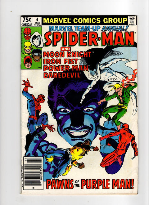 Marvel Team-Up Annual #4 (Cvr B) (1981) Newsstand Edition B Newsstand Edition Buy & Sell Comics Online Comic Shop Toronto Canada