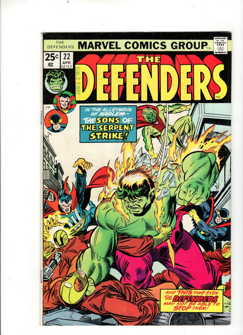 The Defenders, Vol. 1 #22 (1975) Buy & Sell Comics Online Comic Shop Toronto Canada