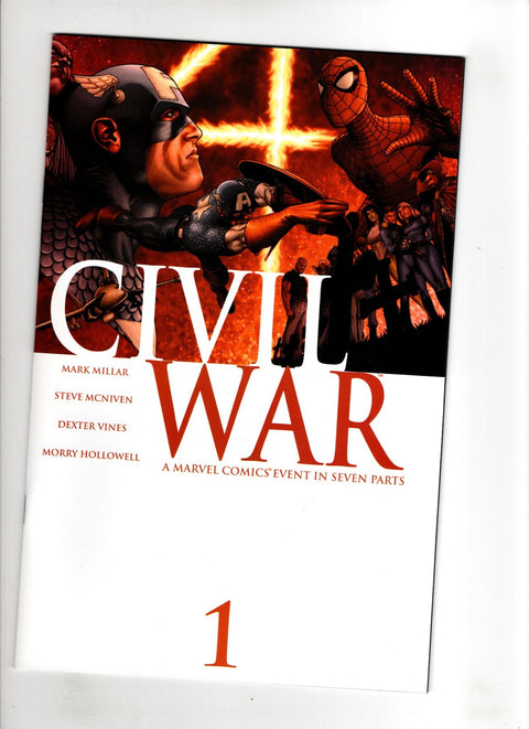 Civil War, Vol. 1 #1 (Cvr A) (2006) Steve McNiven A Steve McNiven Buy & Sell Comics Online Comic Shop Toronto Canada