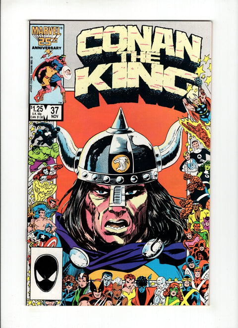 King Conan / Conan the King #37 (1986) Marvel 25th Anniversary Border Marvel 25th Anniversary Border Buy & Sell Comics Online Comic Shop Toronto Canada