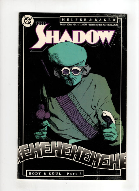 Shadow, Vol. 3 #16 (1988) Buy & Sell Comics Online Comic Shop Toronto Canada