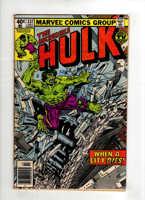 The Incredible Hulk, Vol. 1 #237 (1979) Stamp on cover Stamp on cover Buy & Sell Comics Online Comic Shop Toronto Canada