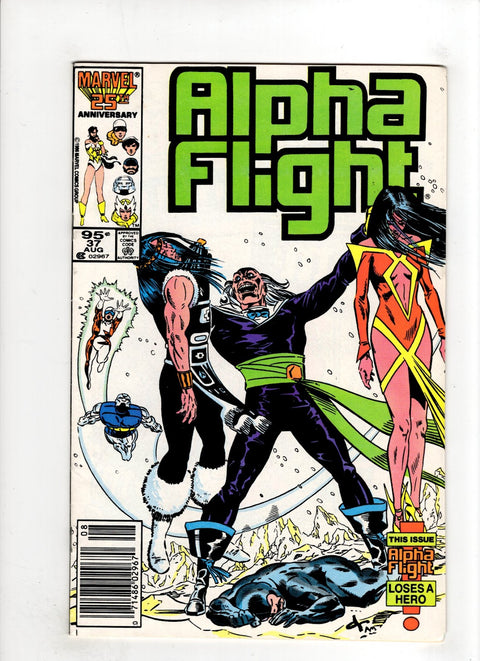 Alpha Flight, Vol. 1 #37 (1986) Newsstand Edition Newsstand Edition Buy & Sell Comics Online Comic Shop Toronto Canada