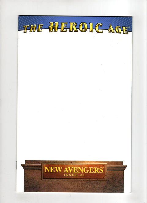 New Avengers, Vol. 2 #1 (Cvr D) (2010) Heroic Age Blank Variant Cover D Heroic Age Blank Variant Cover Buy & Sell Comics Online Comic Shop Toronto Canada