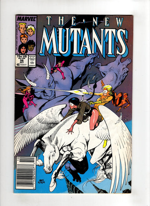 New Mutants, Vol. 1 #56 (1987) Newsstand Edition Newsstand Edition Buy & Sell Comics Online Comic Shop Toronto Canada