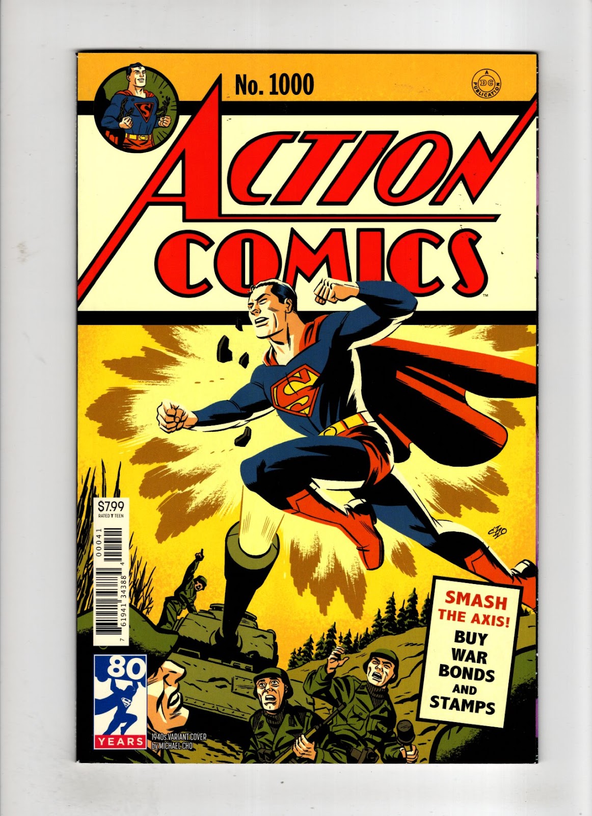 Action Comics, Vol. 3 #1000 (Cvr D) (2018) Michael Cho 1940s Variant DC ...