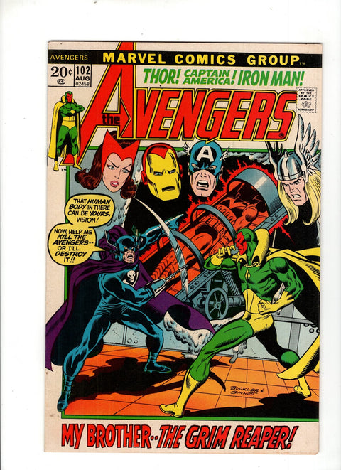 The Avengers, Vol. 1 #102 (1972) Buy & Sell Comics Online Comic Shop Toronto Canada