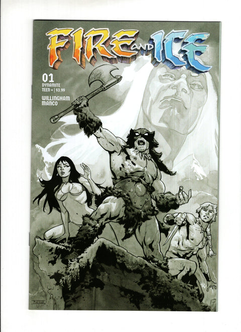 Fire And Ice #1I 1:15 Mahmud Asrar B&W Incentive Variant