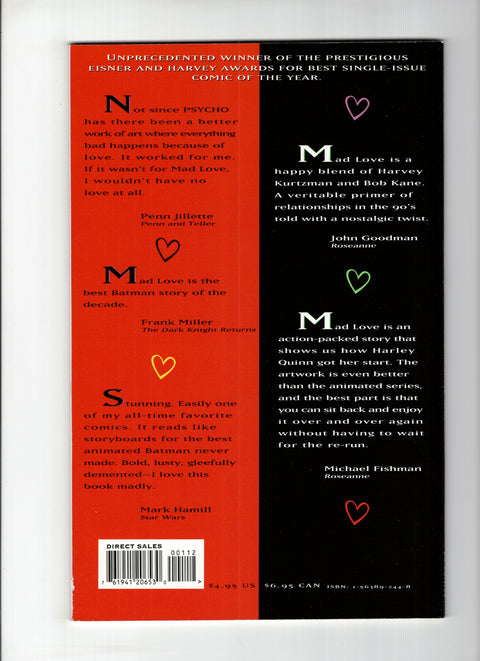 Batman Adventures: Mad Love #1D (1994) 2nd Printing