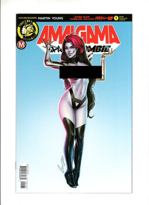Amalgama Space Zombie #1 (Cvr H) (2019) Elias Chatzoudis Risque