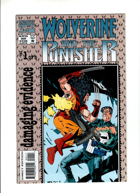 Wolverine / Punisher: Damaging Evidence #1-3 (1993) Complete Series Complete Series Buy & Sell Comics Online Comic Shop Toronto Canada