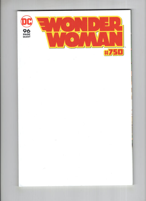 Wonder Woman, Vol. 5 #750 (Cvr J) (2020) Blank Variant J Blank Variant Buy & Sell Comics Online Comic Shop Toronto Canada