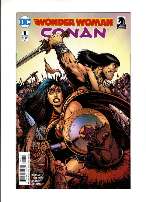 Wonder Woman / Conan #1 (Cvr A) (2017) Regular Darick Robertson Cover A Regular Darick Robertson Cover Buy & Sell Comics Online Comic Shop Toronto Canada