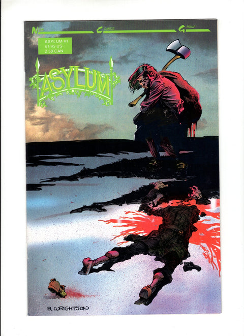 Asylum (New Comics Group) #1 (1989) Bernie Wrightson Cover Bernie Wrightson Cover Buy & Sell Comics Online Comic Shop Toronto Canada