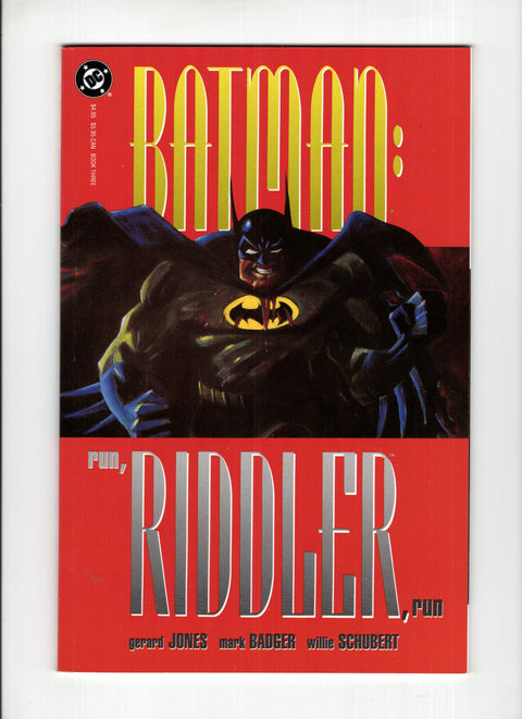 Batman: Run, Riddler, Run #1-3 (1992) Complete Series