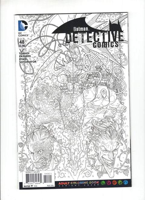 Detective Comics, Vol. 2 #48 (Cvr B) (2016) Adult Coloring Book Variant B Adult Coloring Book Variant Buy & Sell Comics Online Comic Shop Toronto Canada