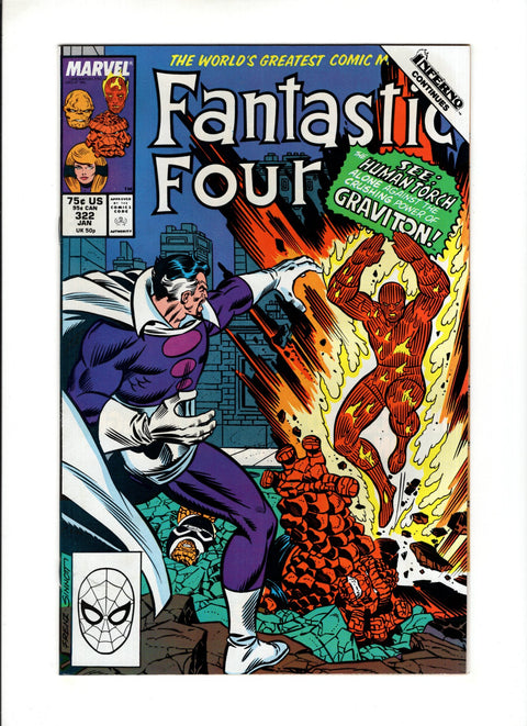 Fantastic Four, Vol. 1 #322 (1988) Buy & Sell Comics Online Comic Shop Toronto Canada