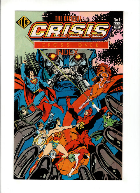 Official Crisis on Infinite Earths Cross-Over Index #1 (1986) Buy & Sell Comics Online Comic Shop Toronto Canada
