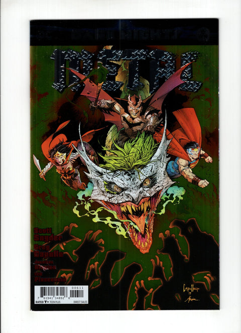 Dark Nights: Metal #6 (Cvr A) (2018) Greg Capullo & Jonathan Glapion Foil-Stamped Cover A Greg Capullo & Jonathan Glapion Foil-Stamped Cover Buy & Sell Comics Online Comic Shop Toronto Canada