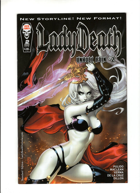 Lady Death: Unholy Ruin #2 (Cvr A) (2018) Collette Turner & Ceci De La Cruz Standard Edition Cover A Collette Turner & Ceci De La Cruz Standard Edition Cover Buy & Sell Comics Online Comic Shop Toronto Canada