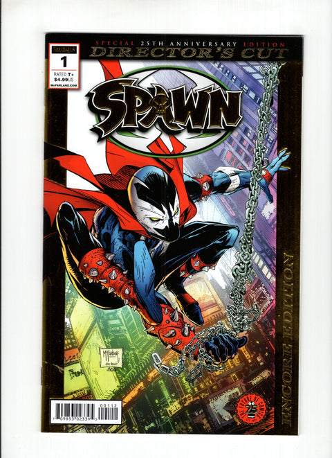 Spawn #1 (Cvr G) (2017) 25th Anniversary Directors Cut Gold Foil G 25th Anniversary Directors Cut Gold Foil Buy & Sell Comics Online Comic Shop Toronto Canada