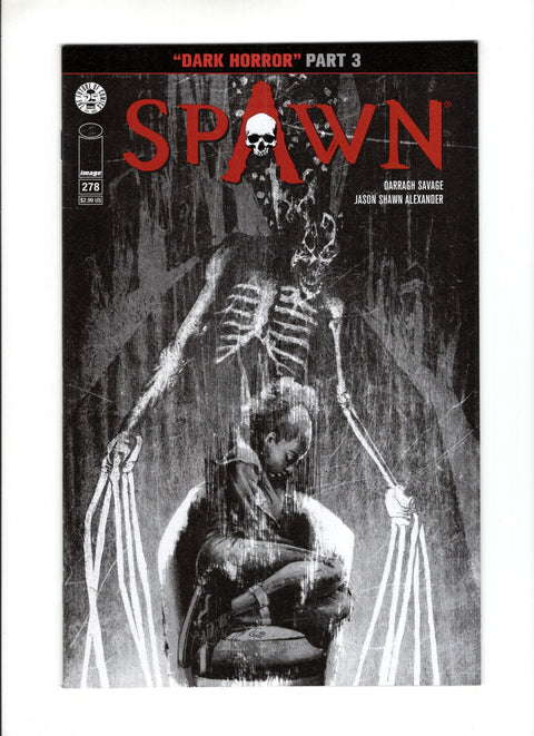 Spawn #278 (Cvr B) (2017) Jason Shawn Alexander Black & White Variant Cover B Jason Shawn Alexander Black & White Variant Cover Buy & Sell Comics Online Comic Shop Toronto Canada