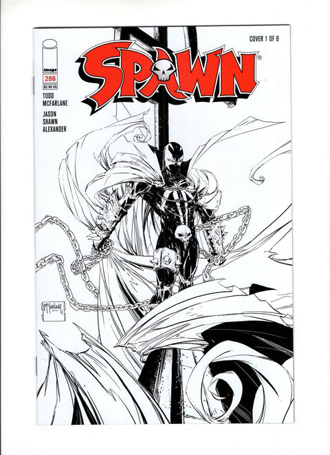 Spawn #286 (Cvr A) (2018) Todd McFarlane Black & White Cover A Todd McFarlane Black & White Cover Buy & Sell Comics Online Comic Shop Toronto Canada