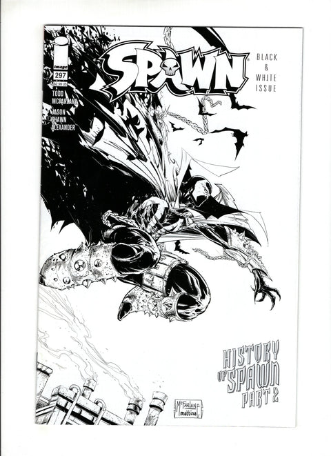 Spawn #297 (Cvr C) (2019) Francesco Mattina & Todd McFarlane B&W C Francesco Mattina & Todd McFarlane B&W Buy & Sell Comics Online Comic Shop Toronto Canada