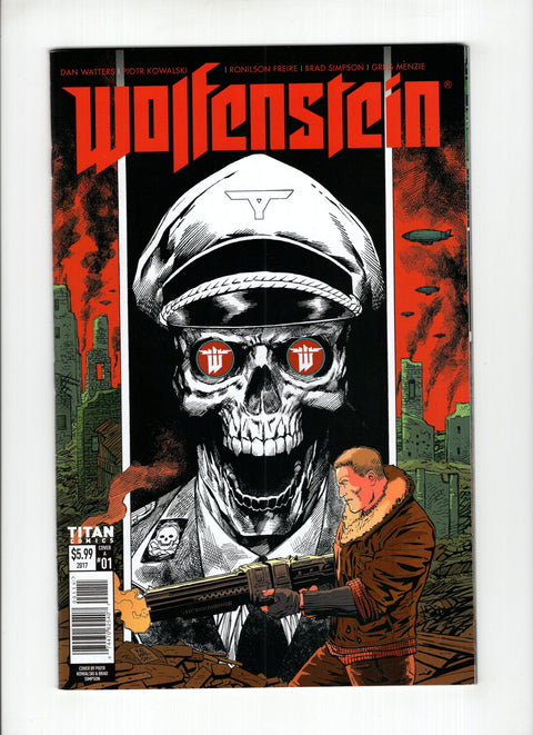 Wolfenstein #1 (Cvr A) (2017) Piotr Kowalski & Brad Simpson Cover A Piotr Kowalski & Brad Simpson Cover Buy & Sell Comics Online Comic Shop Toronto Canada