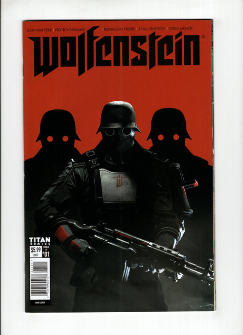 Wolfenstein #1 (Cvr B) (2017) Variant Video Game Cover   B Variant Video Game Cover   Buy & Sell Comics Online Comic Shop Toronto Canada