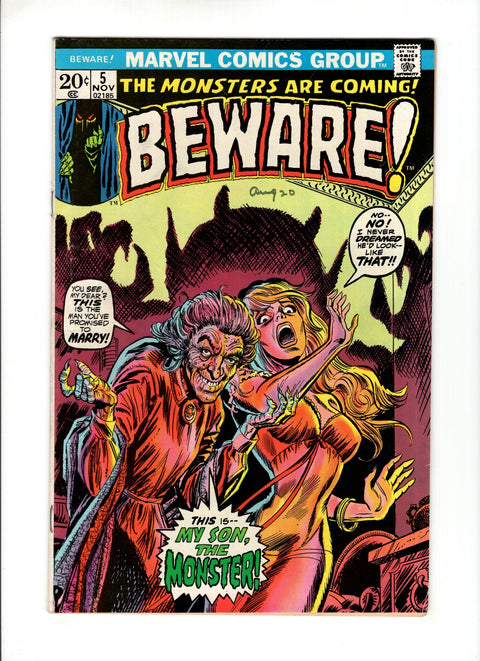 Beware #5 (1973)      Buy & Sell Comics Online Comic Shop Toronto Canada