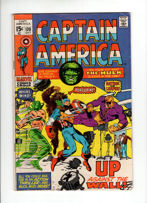 Captain America, Vol. 1 #130 (1970) Buy & Sell Comics Online Comic Shop Toronto Canada